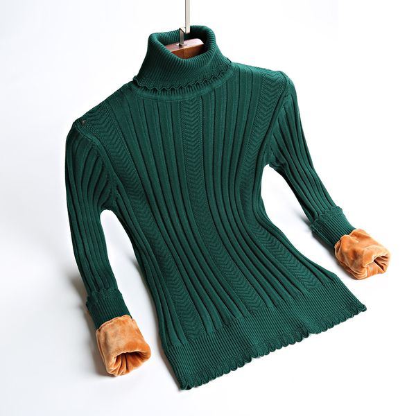 plus size s-2xl thick warm women pullover sweater fashion knitted with velvets jumper rib silm female turtleneck sweater, White;black
plus size s-2xl thick warm women pullover sweater fashion knitted with velvets jumper rib silm female turtleneck sweater, White;black