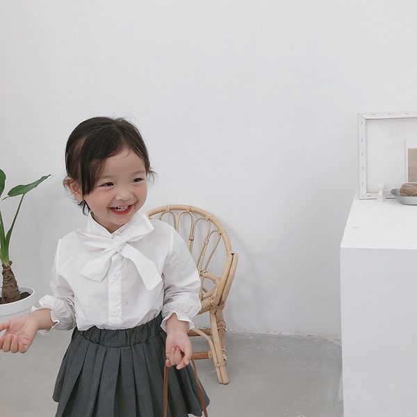 bow tie lace wear children's long sleeve shirt girl's baby's pure color lace sleeve 2019 autumn children's clothing, White;black
bow tie lace wear children's long sleeve shirt girl's baby's pure color lace sleeve 2019 autumn children's clothing, White;black