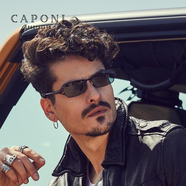caponi square sunglasses men polarized pure titanium frame pchromic eyewear vintage driving clear sun glasses uv400 bs1190, White;black
caponi square sunglasses men polarized pure titanium frame pchromic eyewear vintage driving clear sun glasses uv400 bs1190, White;black