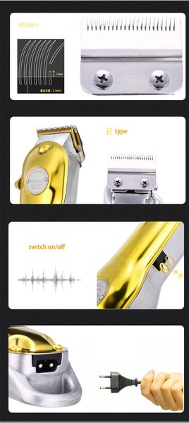 new cortapelos cuchillo de barba kemei 1986 all-metal barber professional hair clipper electric cordless lcd hair trimmer hair cutting mach
new cortapelos cuchillo de barba kemei 1986 all-metal barber professional hair clipper electric cordless lcd hair trimmer hair cutting mach