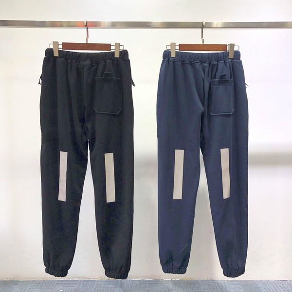 2020 europe casual fashion trousers mens pants embroidery button label loose cotton feet side mark two color asian size pants, Black
2020 europe casual fashion trousers mens pants embroidery button label loose cotton feet side mark two color asian size pants, Black
