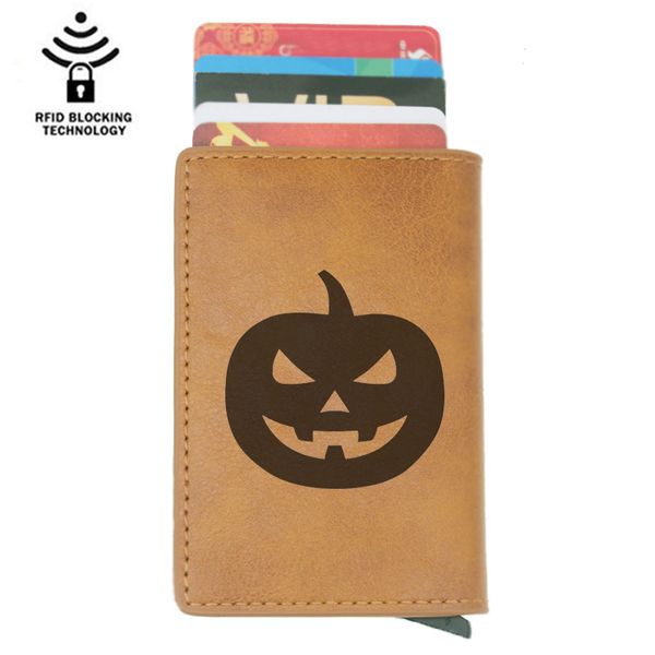 fashion classic halloween pumpkin rfid card holder men wallets brown vintage short purse leather slim wallets mini wallet, Red;black
fashion classic halloween pumpkin rfid card holder men wallets brown vintage short purse leather slim wallets mini wallet, Red;black