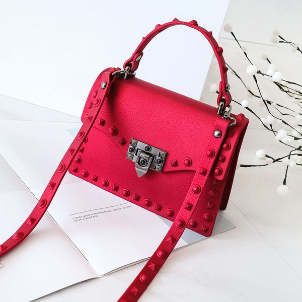 new scrub rivet jelly bag fashion casual women's bag lock buckle matte shoulder
new scrub rivet jelly bag fashion casual women's bag lock buckle matte shoulder