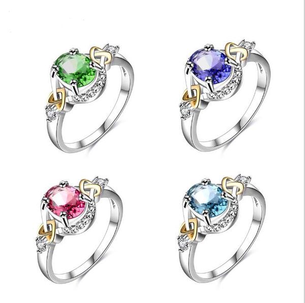 fashion new style women designer creative three color zircon couple ring jewelry size 6-9 ing, Silver
fashion new style women designer creative three color zircon couple ring jewelry size 6-9 ing, Silver