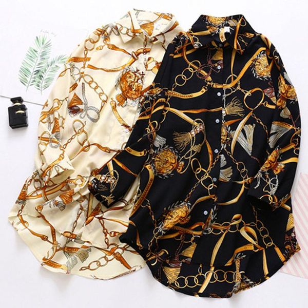 womail 2020 new women's shirts casual loose long sleeve printed blouses ladies fashion vintag turn-down collar buttons shirt, White
womail 2020 new women's shirts casual loose long sleeve printed blouses ladies fashion vintag turn-down collar buttons shirt, White