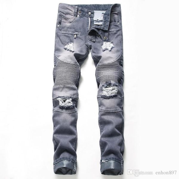 французский стиль мода мужские джинсы высокое качество синий цвет skinny fit сплайсированные рваные джинсы high street destroyed biker men, Blue
французский стиль мода мужские джинсы высокое качество синий цвет skinny fit сплайсированные рваные джинсы high street destroyed biker men, Blue