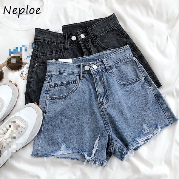 neploe shorts women denim holes fur-line vintage buttons high-waist slim bottoms korean-style streetwear solid casual shorts, White;black
neploe shorts women denim holes fur-line vintage buttons high-waist slim bottoms korean-style streetwear solid casual shorts, White;black