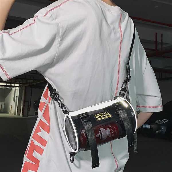 japanese student small shoulder bag men's messenger bag ins tide leisure mobile phone barrel pcv transparent
japanese student small shoulder bag men's messenger bag ins tide leisure mobile phone barrel pcv transparent