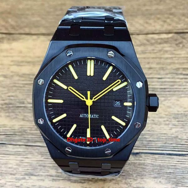 9 style watch 41mm date a2813 automatic mens watch 15400st black pvd black dial stainless steel bracelet gents watches, Slivery;brown
9 style watch 41mm date a2813 automatic mens watch 15400st black pvd black dial stainless steel bracelet gents watches, Slivery;brown