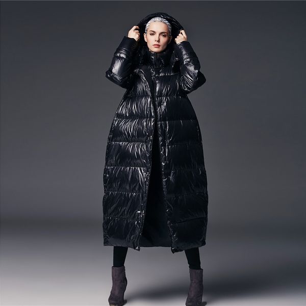 winter oversized parka hood parkas 2016 new european long brand design new jackets and coats plus size puffer women with down, Black
winter oversized parka hood parkas 2016 new european long brand design new jackets and coats plus size puffer women with down, Black