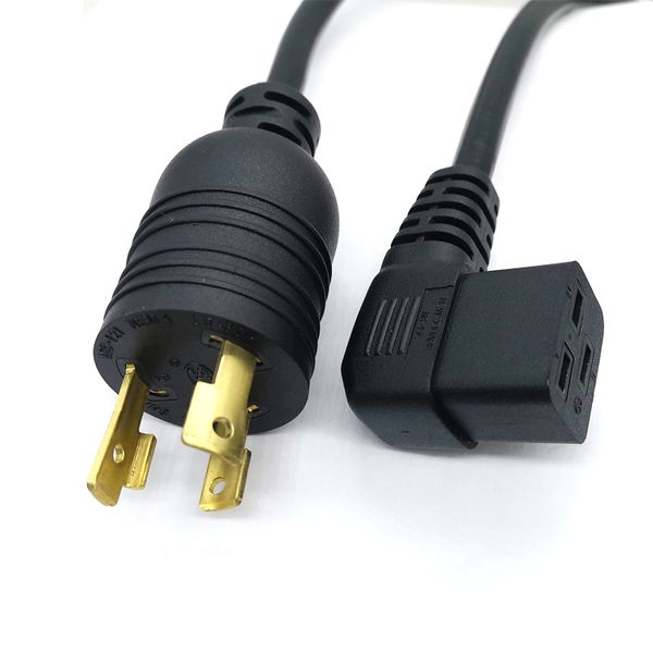 heavy duty extension cord us 14awg 250 volt 15a power cord (nema l5-30p to iec320 c19) for server or pdu (6 feet)
heavy duty extension cord us 14awg 250 volt 15a power cord (nema l5-30p to iec320 c19) for server or pdu (6 feet)