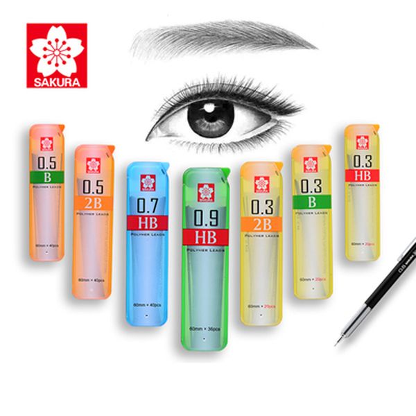 1pcs sakura xk-5l automatic pencil lead, large capacity, hard to break, 0.3/0.5/0.7/0.9mm, various specifications are available, Blue;orange
1pcs sakura xk-5l automatic pencil lead, large capacity, hard to break, 0.3/0.5/0.7/0.9mm, various specifications are available, Blue;orange