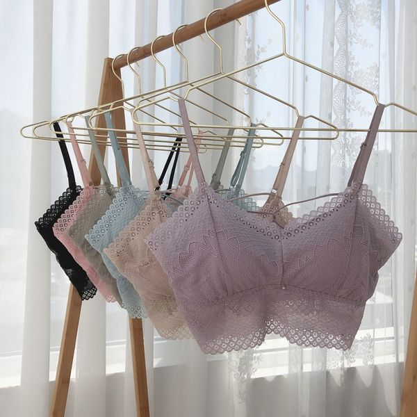 women lace bralette bra push up lingerie wire lace padded bra crop camis female top, Red;black
women lace bralette bra push up lingerie wire lace padded bra crop camis female top, Red;black