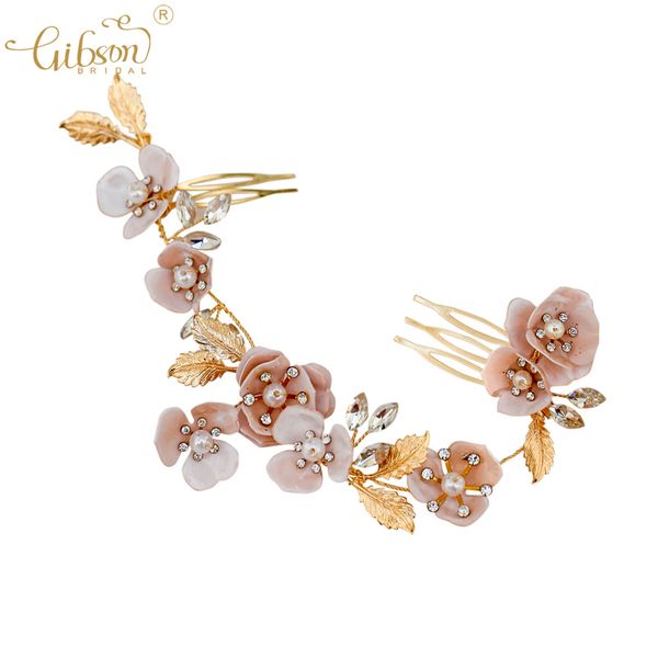 elegant headpiece hair jewelry copper bud flower pgraphy headdress wedding bridal hair comb pins headband, Golden;white
elegant headpiece hair jewelry copper bud flower pgraphy headdress wedding bridal hair comb pins headband, Golden;white