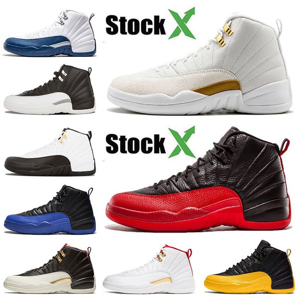 12s basketball shoes for men 12 ov white flu game triple black blue mens sports sneakers size 7-13
12s basketball shoes for men 12 ov white flu game triple black blue mens sports sneakers size 7-13
