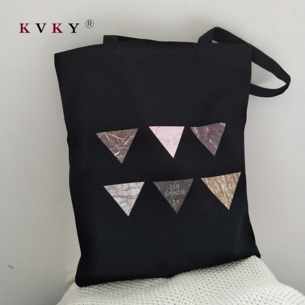 women large capacity canvas eco bolsa reutilizable shopping bag tote geometric pattern printing foldable handbags school bags
women large capacity canvas eco bolsa reutilizable shopping bag tote geometric pattern printing foldable handbags school bags