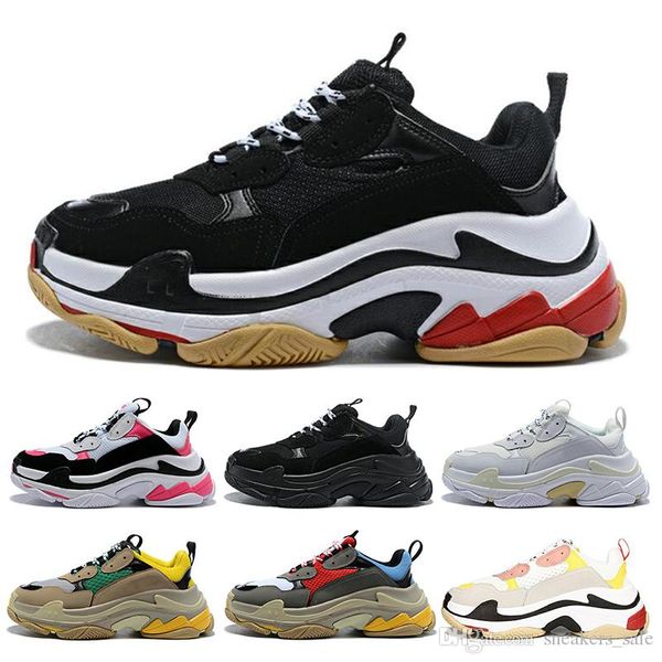 new designer paris 17fw triple s sneakers for men women black red white green pink old dad casual shoes size 36-45
new designer paris 17fw triple s sneakers for men women black red white green pink old dad casual shoes size 36-45