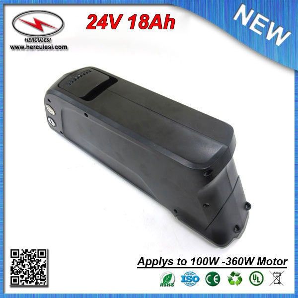 portable dolphin new water bottle 350w electric bike battery 24v 18ah built in 2600mah 18650 cell 15a bms + 29.4v 2a charger
portable dolphin new water bottle 350w electric bike battery 24v 18ah built in 2600mah 18650 cell 15a bms + 29.4v 2a charger