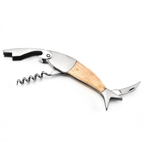 red wine bottle opener multi function beer fish shape bottles openers wines wooden handle knife new arrival 11 8zs l1
red wine bottle opener multi function beer fish shape bottles openers wines wooden handle knife new arrival 11 8zs l1