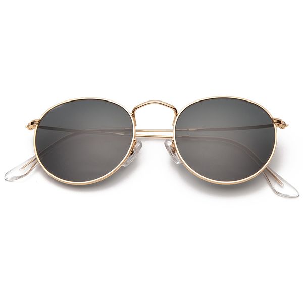 bolo.ban 3447 round sunglasses women men 50mm glass lens metal frame mirror sun glasses oculos de sol gafas uv400, White;black
bolo.ban 3447 round sunglasses women men 50mm glass lens metal frame mirror sun glasses oculos de sol gafas uv400, White;black