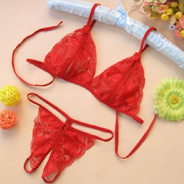 womens lace lingerie set open crotch transparent g-string lady girl lace lingerie bikini bra sets set, Red;black
womens lace lingerie set open crotch transparent g-string lady girl lace lingerie bikini bra sets set, Red;black