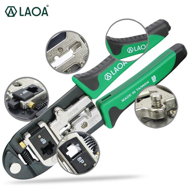 laoa network pliers mould replaceable 8p cable crimper crimping tools electrical wire cutter stripping tool auto-lock
laoa network pliers mould replaceable 8p cable crimper crimping tools electrical wire cutter stripping tool auto-lock