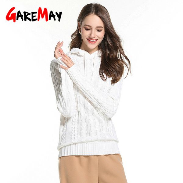 knitted women's hooded sweater for women jumper knitwear winter woman sweater knitting pullovers sweaters fashion 2019 women, White;black
knitted women's hooded sweater for women jumper knitwear winter woman sweater knitting pullovers sweaters fashion 2019 women, White;black