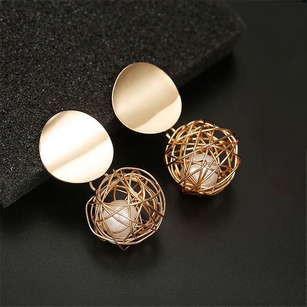 new pearl серьга стержня для женщин золотистого цвета круглого шара геометрических серег для венчания партии подарок уха ювелирных изделий о, Golden
new pearl серьга стержня для женщин золотистого цвета круглого шара геометрических серег для венчания партии подарок уха ювелирных изделий о, Golden