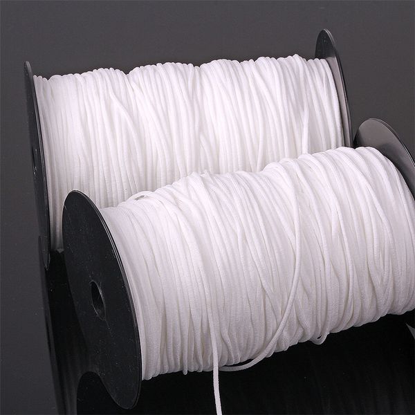 220m length 3mm width braided elastic band cord stretch rope for sewing accessories mouth mask diy craft
220m length 3mm width braided elastic band cord stretch rope for sewing accessories mouth mask diy craft