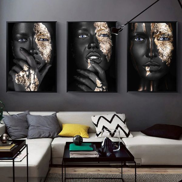 african art black and gold woman oil painting wall art pictures painting wall art for living room home decor (no frame
african art black and gold woman oil painting wall art pictures painting wall art for living room home decor (no frame