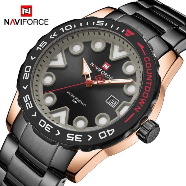 naviforce fashion men watch waterproof stainless steel quartz watch male clock relogio masculino black rose gold, Slivery;brown
naviforce fashion men watch waterproof stainless steel quartz watch male clock relogio masculino black rose gold, Slivery;brown