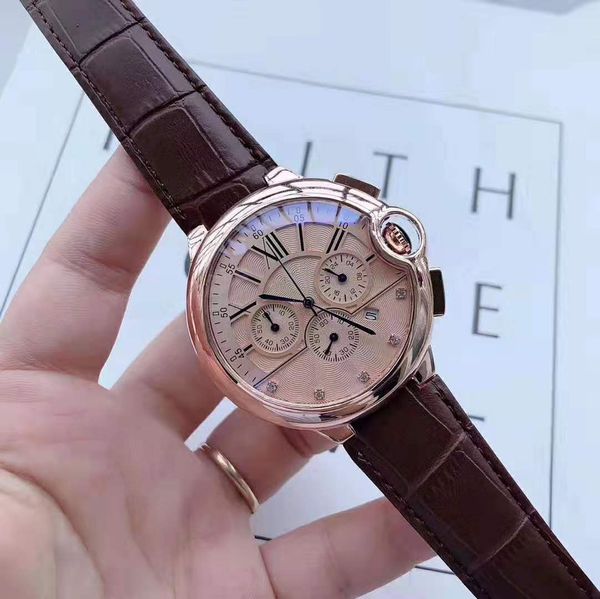 2020 fashion luxury men's watch original buckle leather men's luxury watch famous men's brand watch casual quartz watches, Slivery;brown
2020 fashion luxury men's watch original buckle leather men's luxury watch famous men's brand watch casual quartz watches, Slivery;brown