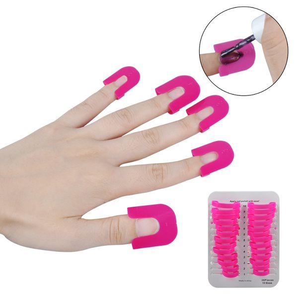 biutee 1 set/26pc pro manicure finger nail art case design tips cover polish shield protector tool, Black
biutee 1 set/26pc pro manicure finger nail art case design tips cover polish shield protector tool, Black