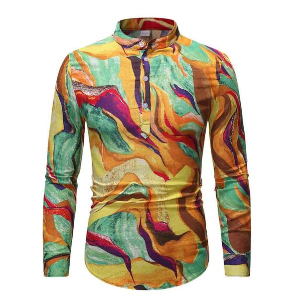 man shirt ethnic printed linen long sleeve loose hawaiian henley shirt hawaiian camisas hombre manga larga camicia uomo f1, White;black
man shirt ethnic printed linen long sleeve loose hawaiian henley shirt hawaiian camisas hombre manga larga camicia uomo f1, White;black