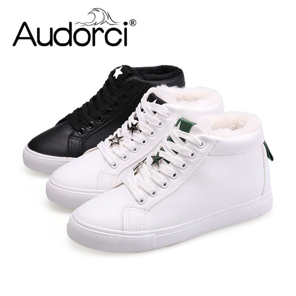 audorci 2018 winter fashion women boots woman outdoor keep warm ankle boot female lightweight casual shoes size 35-40 with fur, Black
audorci 2018 winter fashion women boots woman outdoor keep warm ankle boot female lightweight casual shoes size 35-40 with fur, Black