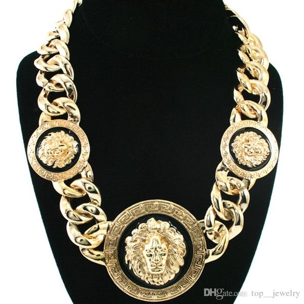 alloy pendant drip oil lion head female necklace new fashion europe and american type jewelry
alloy pendant drip oil lion head female necklace new fashion europe and american type jewelry