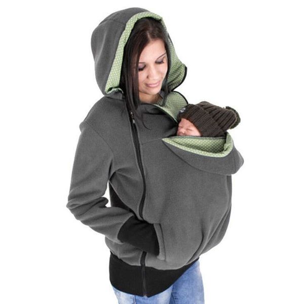 winter pregnant sweatshirt woman kangaroo hoodies with parent child baby carrier 
winter pregnant sweatshirt woman kangaroo hoodies with parent child baby carrier