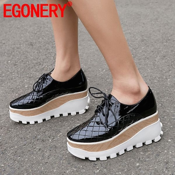 egonery spring casual women pumps high heels platform square toe genuine leather cross-tied women shoes drop shipping, Black
egonery spring casual women pumps high heels platform square toe genuine leather cross-tied women shoes drop shipping, Black