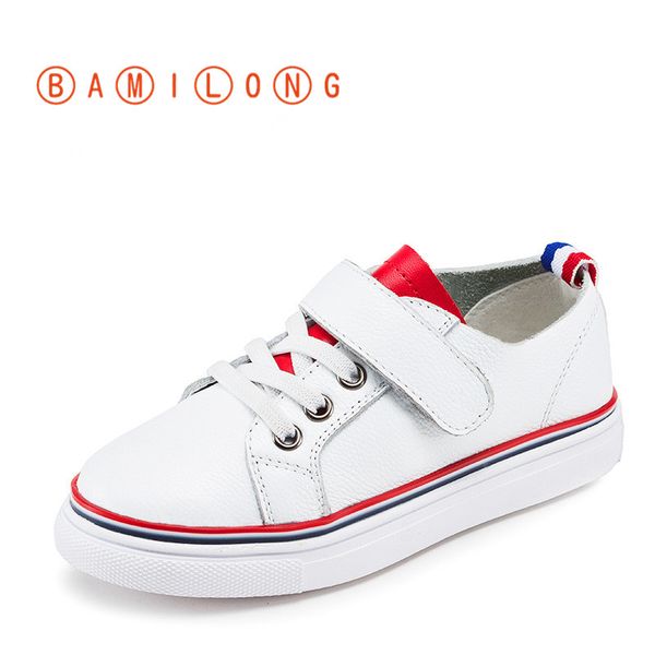 latest spring boys girls fashion white sneakers little kids leather trainers children school sport shoes soft running shoes k41, Black;red 
latest spring boys girls fashion white sneakers little kids leather trainers children school sport shoes soft running shoes k41, Black;red