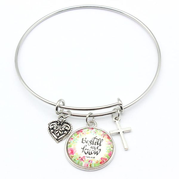 trendy adjustable wire bangle bracelet handmade art glass charms bangles scripture quote jewelry christian gifts, Black
trendy adjustable wire bangle bracelet handmade art glass charms bangles scripture quote jewelry christian gifts, Black
