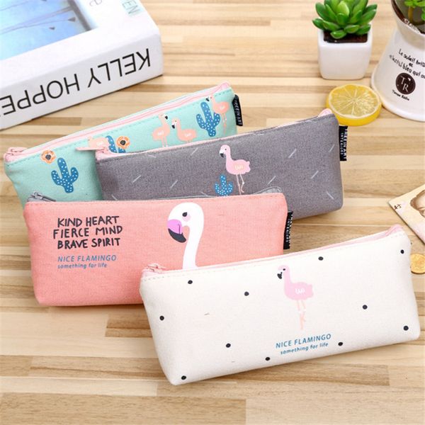 flamingos canvas gift estuches school pencil box pencilcase pencil bag school supplies stationery
flamingos canvas gift estuches school pencil box pencilcase pencil bag school supplies stationery