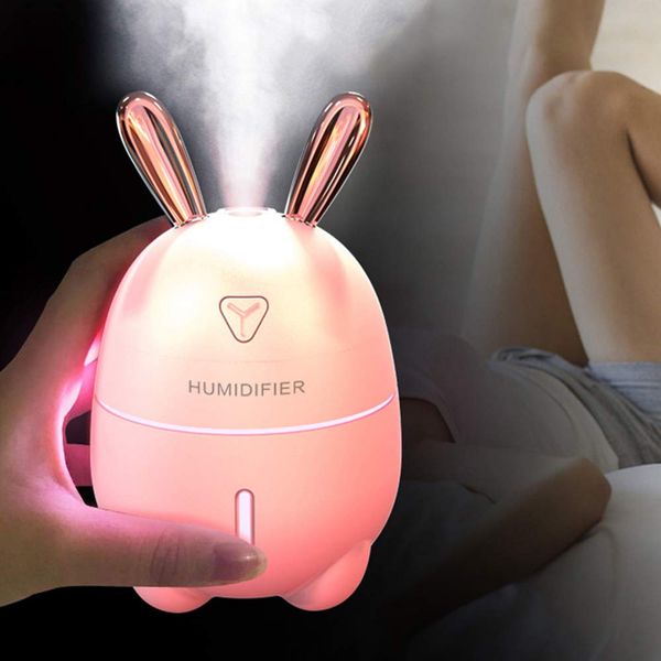 brelong usb portable mini mute humidifier night light 7 color luminous atmosphere lamp spray cute rabbit for bedroom, office, car
brelong usb portable mini mute humidifier night light 7 color luminous atmosphere lamp spray cute rabbit for bedroom, office, car