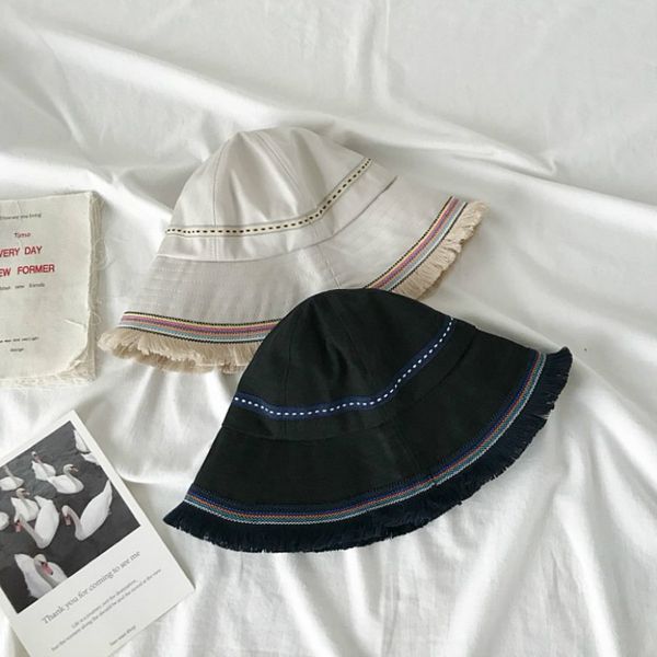 fisherman hat female japanese literary wild hat cap summer visor tassel national wind out harajuku solid color
fisherman hat female japanese literary wild hat cap summer visor tassel national wind out harajuku solid color
