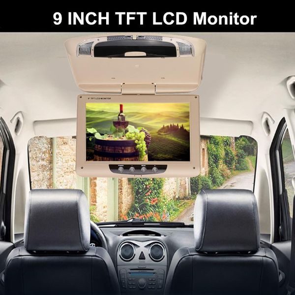 9 inch car roof monitor with remote controller ceiling mount flip down lcd digital screen dvd player ir transmitter+dome light
9 inch car roof monitor with remote controller ceiling mount flip down lcd digital screen dvd player ir transmitter+dome light