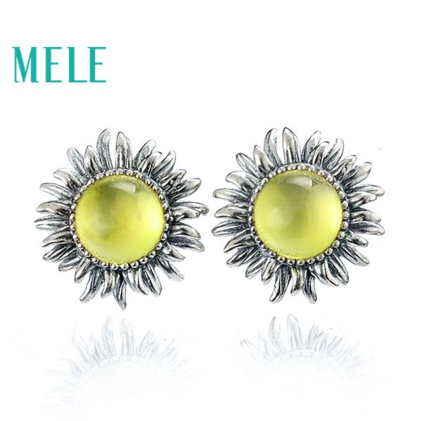 mele natural yellow prehnite silver earring , round 8mm, sunflower design, for women's earring, retail and wholesale cj191201, Golden
mele natural yellow prehnite silver earring , round 8mm, sunflower design, for women's earring, retail and wholesale cj191201, Golden
