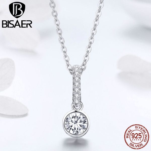 bisaer 925 sterling silver simple geometric forever circle round pendant necklaces women authentic silver jewelry collar ecn295
bisaer 925 sterling silver simple geometric forever circle round pendant necklaces women authentic silver jewelry collar ecn295