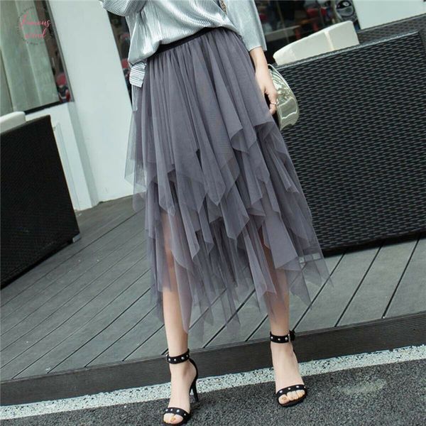 irregular tulle skirt women summer party petticoat ball gown korean pleated midi high waist ruffle tutu long skirts 2019, Black
irregular tulle skirt women summer party petticoat ball gown korean pleated midi high waist ruffle tutu long skirts 2019, Black