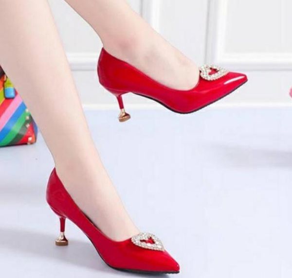 2019 women's shoes in spring and autumn with new style high heel fine heel pointed end@6072, Black
2019 women's shoes in spring and autumn with new style high heel fine heel pointed end@6072, Black