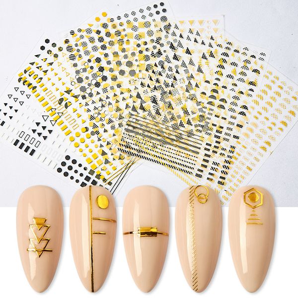 meet across nail stickers 3d flower rivet moon geometric hollow gold decals adhesive stamping manicure nail art decorations, Black
meet across nail stickers 3d flower rivet moon geometric hollow gold decals adhesive stamping manicure nail art decorations, Black