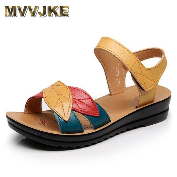 mvvjke summer new mother sandals soft bottom anti-skid middle-aged fashion woman sandals flat comfortable women's shoes, Black
mvvjke summer new mother sandals soft bottom anti-skid middle-aged fashion woman sandals flat comfortable women's shoes, Black